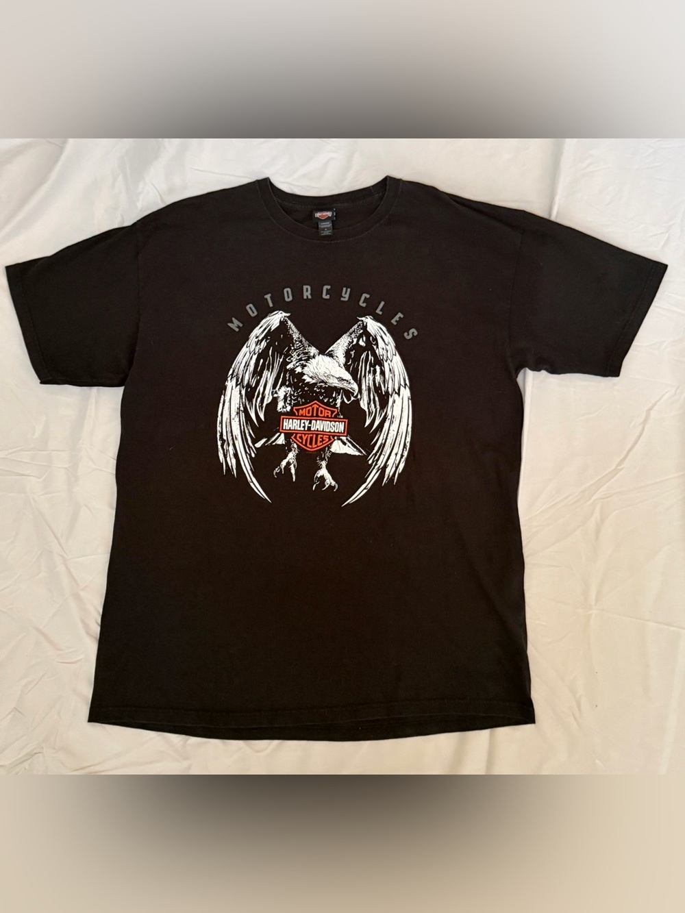 Harley Davidson Hampton Roads Yorktown, Virginia Historical Graphic Tee Black Me
